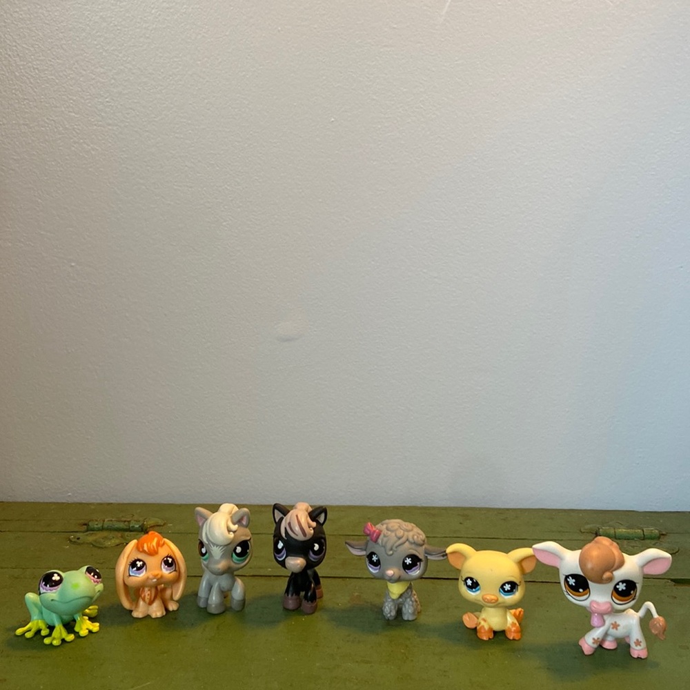 LPS Littlest Pet Shop generation 2 pets (7 pcs)